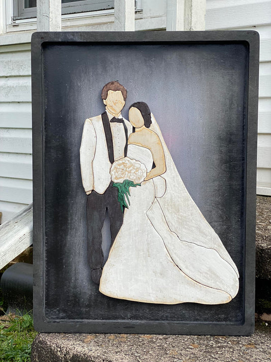 Wooden Portrait
