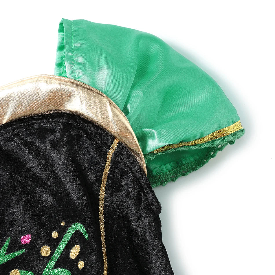 Elsa Anna Costume for Kids Little Girls Dress Children Performance Cloak Dress Up Kids Carnival Long Sleeve Cosplay Dresses