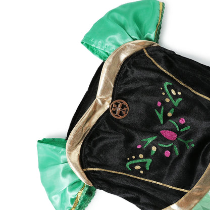 Elsa Anna Costume for Kids Little Girls Dress Children Performance Cloak Dress Up Kids Carnival Long Sleeve Cosplay Dresses