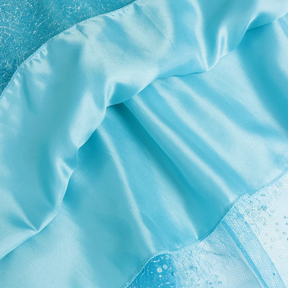Elsa Anna Costume for Kids Little Girls Dress Children Performance Cloak Dress Up Kids Carnival Long Sleeve Cosplay Dresses