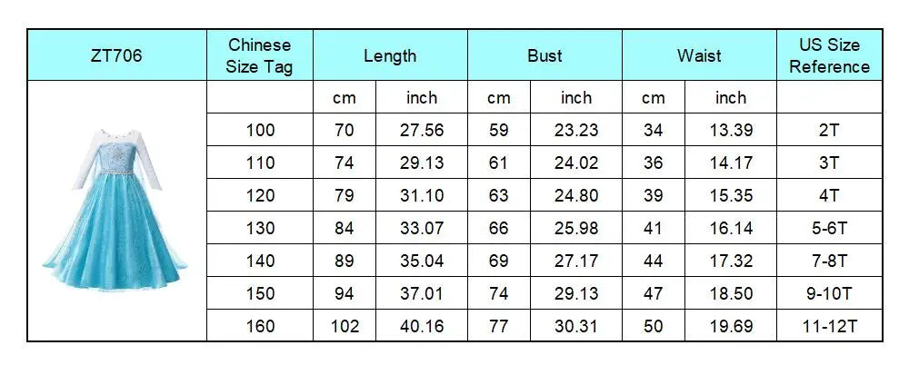 Elsa Anna Costume for Kids Little Girls Dress Children Performance Cloak Dress Up Kids Carnival Long Sleeve Cosplay Dresses