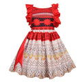 Kids Princess Tops and Skirt Little Girls Jasmine Carnival Clothing Set Children Summer Party Clothing Kids Cosplay Dresses